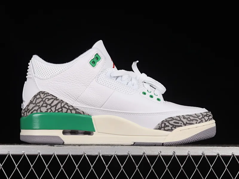 All categories Air Jordan Jordan series basketball shoes Air Jordan 3 foreign trade version Air Jordan 3 "Lucky Green" AJ3 Joe 3 green cement CK9246-136